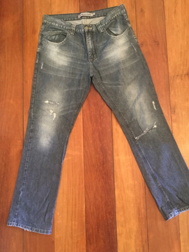 Calça Jeans Destroyed Blue Steel Renner Algodão Grande | Mercado Livre