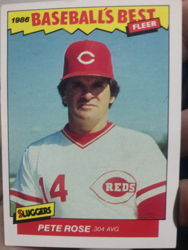 Carta De Baseball De El Jugador Pete Rose Del Año 1985 Reds