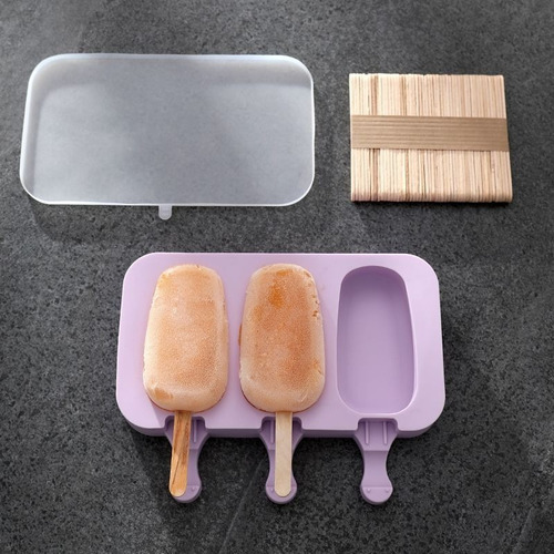 Forma De Silicone Molde Para Fazer Picolé Sorvete Fabrica Co