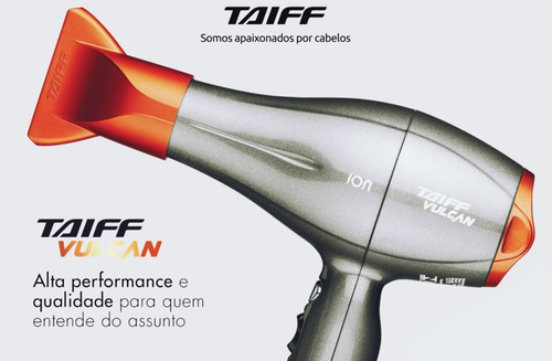 Secador Profissional Taiff Vulcan 2500 W 220v Motor Ac V12