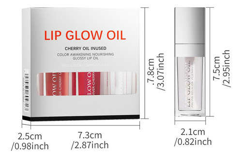 Set De Bálsamo Labial Combinado, Hidratante, Brillo Labial M
