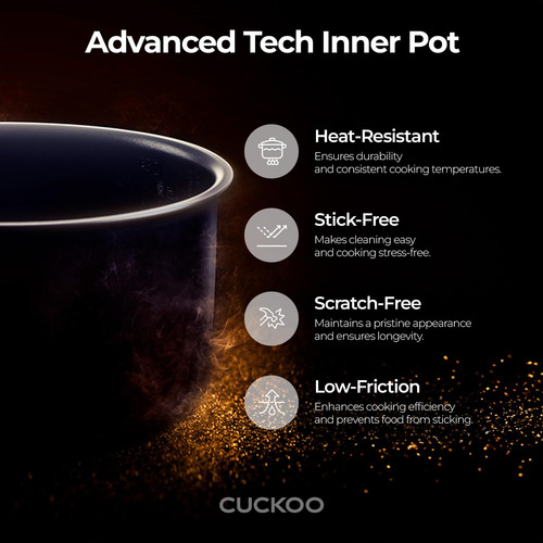 Panela De Arroz Cuckoo Cr-0641f 1,4 L 6 Xícaras/2,8 L 12 Xíc