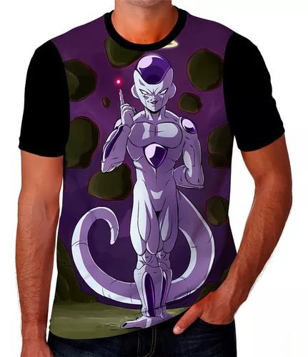 Camisa Camiseta Freeza Dragon Ball Z Super Envio Hoje 01