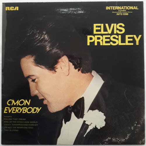 Lp Vinil (vg+) Elvis Presley Elvis' C'mon Everybody Ed Uk 71