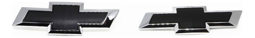 Kit Emblema Gravata Diant E Tras Acessórios Chevrolet