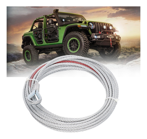 Cable De Acero Inoxidable 4500lbs Cabrestante Cuerda De Alam