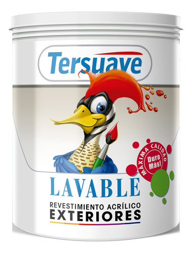 Pintura Latex Lavable Color Exterior 1 Lt Tersuave - Davinci