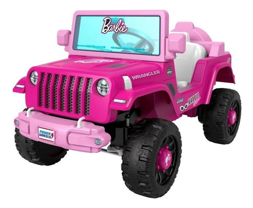 Padrísimo Montable Power Wheels Barbie Jeep Wrangler 6volts
