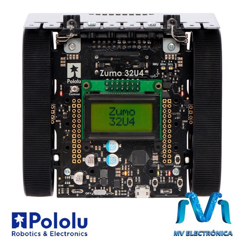 Kit Mini Zumo Robot 32u4 Pololu Arduino Mv Electronica