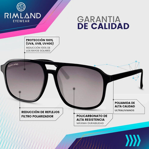 Imagen 4 de 6 de Gafas De Sol Lentes De Sol Rimland Filadelfia