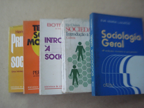 5 Livros De Sociologia - 