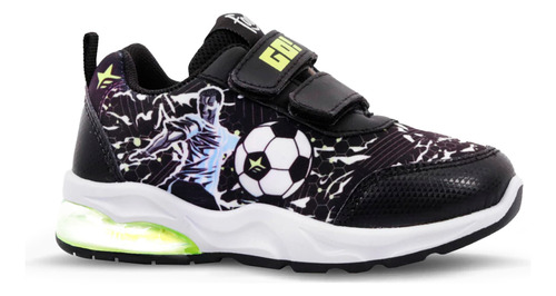 Zapatillas Footy Plus Player Niños Fútbol Con Luz Urbano
