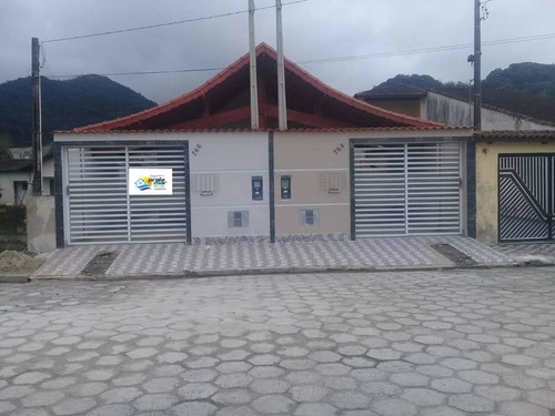 Imagem 1 de 14 de Belissíma Casa Nova A Venda Em Mongaguá Pedreira Ref-738