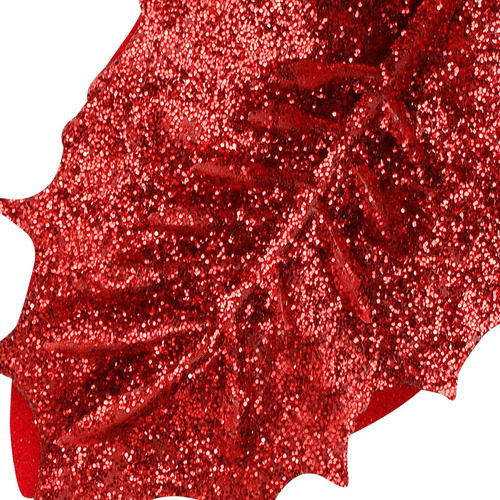 Dc 10 Peças De Flor De Árvore De Natal Com Glitter