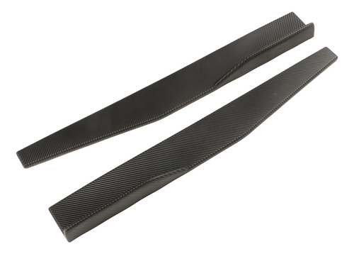 Faldón Lateral Para Coche Universal, Estilo Fibra De Carbono