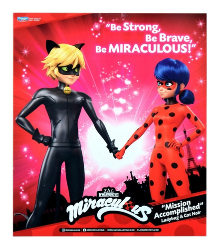 Imagen 3 de 4 de Miraculous Ladybug & Cat Noir Pack De 2 Muñecas