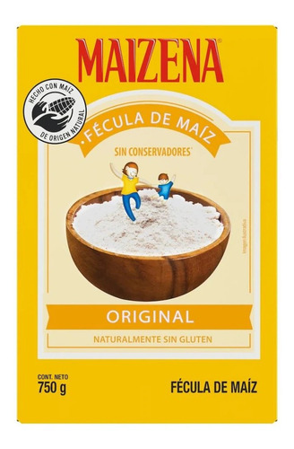 Imagen 1 de 1 de Maizena Fecula De Maiz Regular 750gr