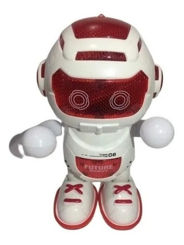 Imagen 2 de 4 de Muñeco Robot Bailarin Con Luz Y Sonido Baila 15107 Edu