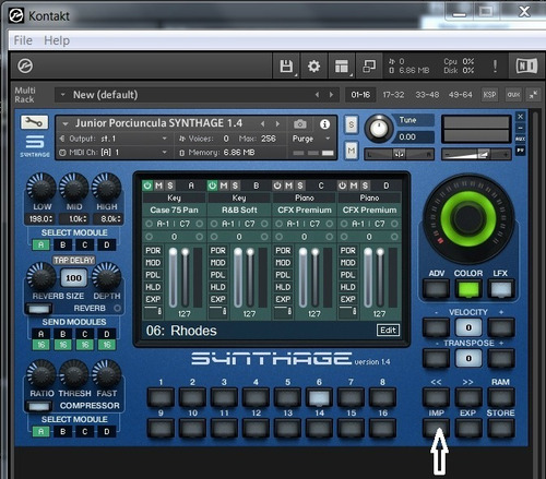 Junior Porciuncula - Synthage V1.4 (kontakt)