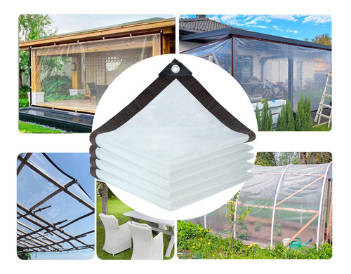 Lona Transparente De Pe, Cubierta Para Plantas, 3x3 Metros