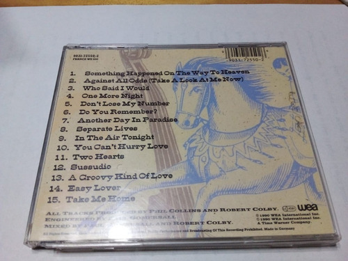 Imagen 2 de 3 de Serious Hits Live - Phil Collins - Wea 1990 - Cd - U