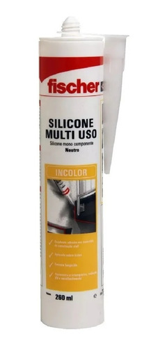 Siliconas Neutra Fischer X 260ml -caja X 12u Ng.bl,gris, Inc