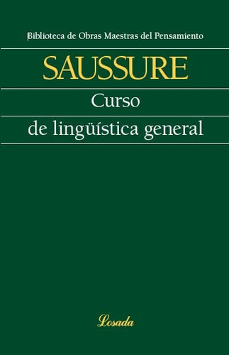 Curso De Linguistica General