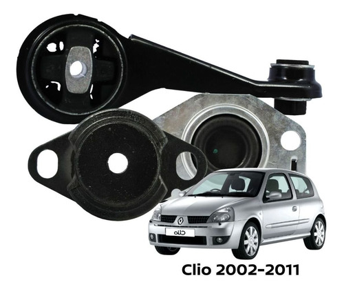 Kit Soportes Motor Y Transmision Std Clio 1.6 2007