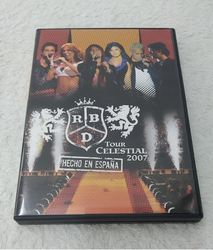 Rbd Rebelde Dos Dvd  Tour Celestial 2007 Hecho En España.