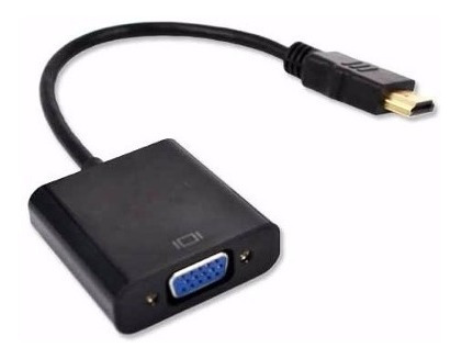 Conversor Hdmi A Vga +3.5mm Audio Consolas Notebooks Pc