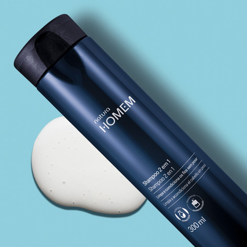 Shampoo 2 Em 1 Natura Homem 300ml