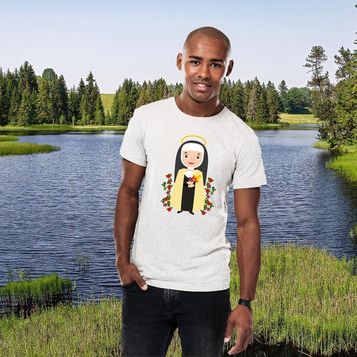 Camiseta Personalizada Santa Terezinha - Giftme - Religiosas