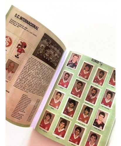 Álbum Figurin Copa União 1987 Flamengo Sport Meio Ofício Rep