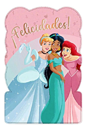 Piñata De Cartón Princesas Disney