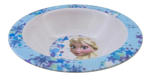 Imagem 2 de 6 de Prato Infantil Fundo Tipo Tigela Frozen Elsa Disney Gedex