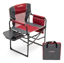Comprar Silla De Camping Sunnyfeel Plegable Con Mesa Auxiliar