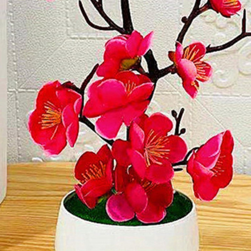 R 2 Uds Plantas Falsas Flores Artificiales En Maceta