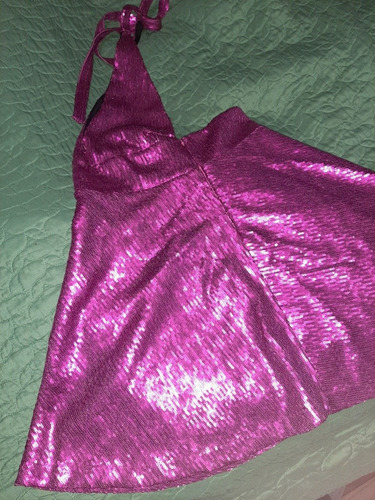 Vestido Fiesta Rosh Paillette¡¡¡ Sin Uso¡ Nuevo ¡ Talle 44