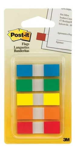 Mini Banderitas 5 Colores C/100 Hojas 3m 683-5cf /vc