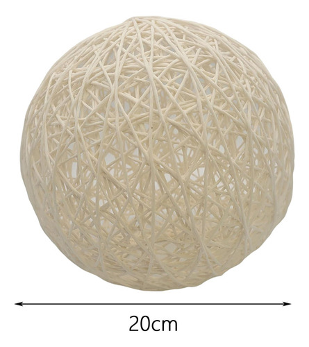 Corda De Papel Abajur Gaiola Lâmpada Decorativa Guarda
