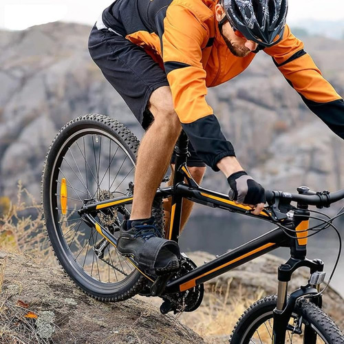 1 Correos De Pedal De Bicicleta, Correas De Los Pies Negros