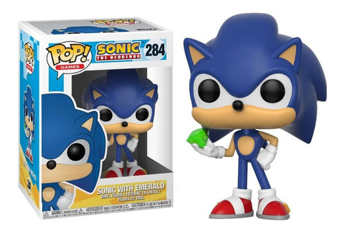 Sonic Con Esmeralda 284 Funko Pop Games Nuevo