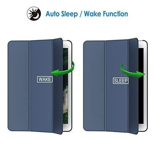 Funda Para iPad Mini 6 Pen Holder Auto Wake/sleep + Smart