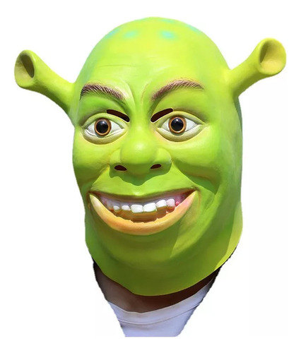 Divertida Máscara De Látex De Shrekkos Para Halloween