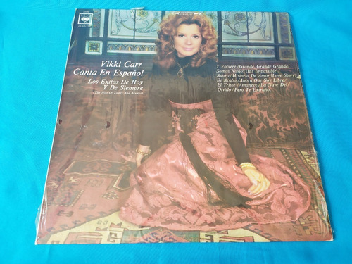 Vikki Carr Canta En Español Exitos De Hoy Acetato Vinil Lp