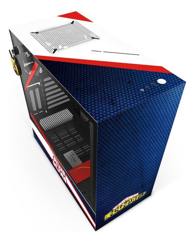 Gabinete Blue Capitan Nzxt H510i All Might Mt Mini Itx Micro