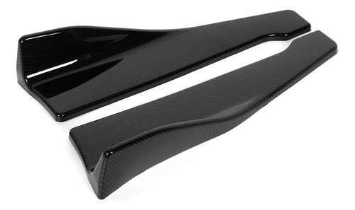 2 Peças De Saia Lateral Universal Rocker Splitters Lip Wingl