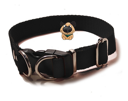 Collar Perro Doble Cierre Fuerte Regulable Reforzado L -xl