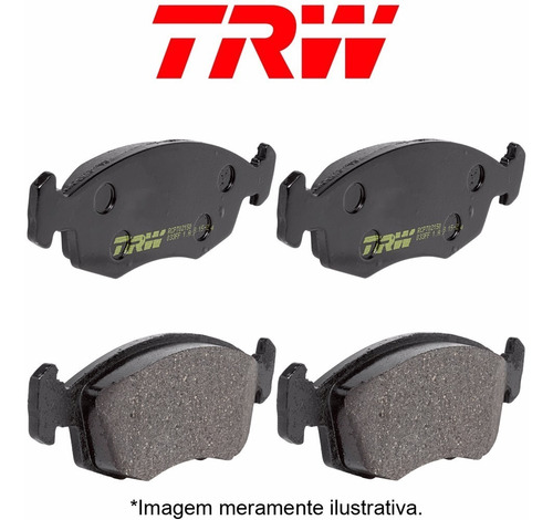 Kit Pastilha Dianteira E Traseira Original Trw Gm Cruze 2014