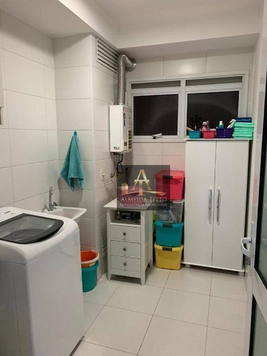 Alphaville Empresarial. Apartamento Mobiliado Com Sala Estendida. E Vista Para O Alpha Plus. - Ap2556